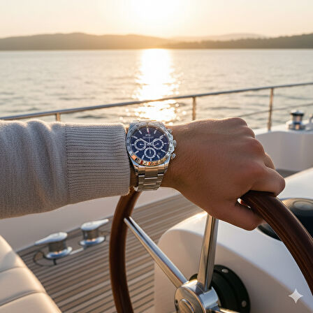 Slazenger SL.09.2512.2.03 Erkek Kol Saati - Kronograf, Çelik Kasa, 40mm