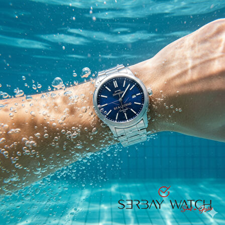 Slazenger SL.09.2542.2.06 Erkek Kol Saati | 42 mm Mavi Kadran, Otomatik 8215 Mekanizma, 10 ATM Su Geçirmez