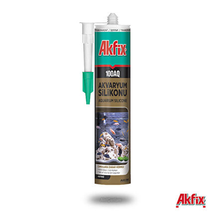 Akfix 100 Akvaryum Silikonu Şeffaf