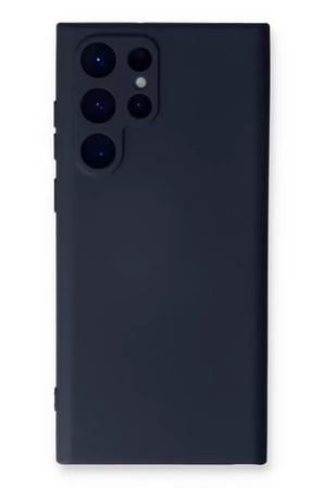 Newface Samsung Galaxy S Ultra Kılıf Nano İçi Kadife Silikon - Lacivert