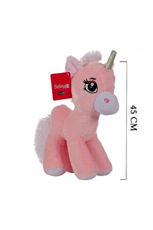 Sevimli Unicorn Pony At Peluş Oyuncak Büyük Boy 45 cm