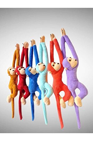 Oyuncak Peluş Maymun Uzun Kollu Sesli Çığlık Atan Maymun Oyuncak Maymun