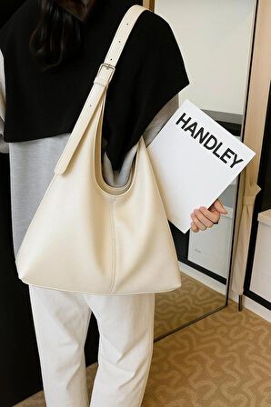 Minimalist Büyük Omuz Çantası – Şık Günlük Tote Bag | Zarif Kadın Çantası | Geniş Casual Tasarım