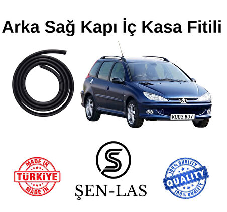 Peugeot 206 Station Wagon Şen-Las Sağ Arka Kapı Fitili ŞL14103