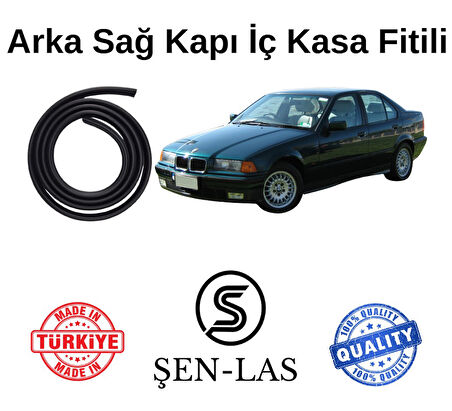 BMW 3 Serisi E36 (1992-1998) Şen-Las Sağ Arka Kapı Fitili ŞL30803