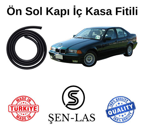BMW 3 Serisi E36 (1992-1998) Şen-Las Kadifeli Sol Ön Kapı Fitili ŞL32302