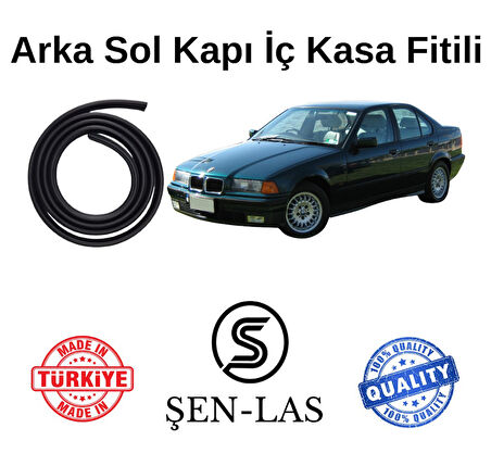 BMW 3 Serisi E36 (1992-1998) Şen-Las Kadifeli Sol Arka Kapı Fitili ŞL32304