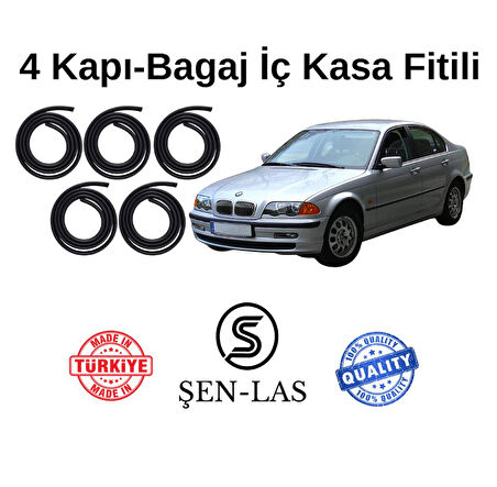 BMW 3 Serisi E46 (2001-2005) Şen-Las Kadifeli 4 Kapı + Bagaj Fitili ŞL32511