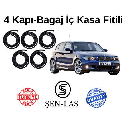 BMW 1 Serisi E81 (2007-2012) Şen-Las Kadifeli 4 Kapı + Bagaj Fitili ŞL32711