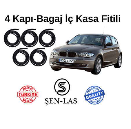 BMW 1 Serisi E87 (2004-2011) Şen-Las Kadifeli 4 Kapı + Bagaj Fitili ŞL32811