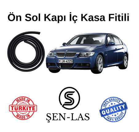 BMW 3 Serisi E90 (2006-2013) Şen-Las Kadifeli Sol Ön Kapı Fitili ŞL32902