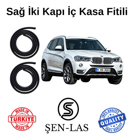 BMW X3 F25 (2010-2017) Şen-Las Kadifeli Sağ Ön ve Arka Fitili ŞL33409