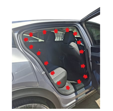 Mazda 3 Sedan (2009-2012) Şen-Las 4 Kapı + Bagaj Fitili ŞL45011
