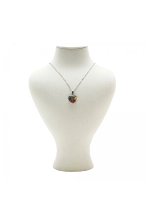 Kan Taşı Doğaltaş Kolye