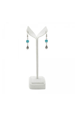 Turkuaz Doğaltaş Kolye ve Küpe