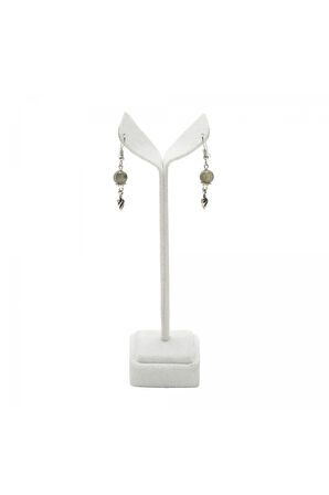 Labrodonit Doğaltaş Kolye ve Küpe