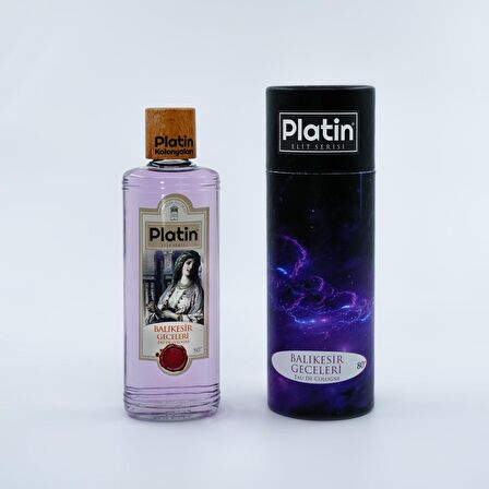 Platin Balıkesir Geceleri 80 Derece Cam Şişe 250 ml Kolonya