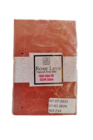 ROSE LOVE KABAK LİFLİ GÜL SABUNU 110 GR