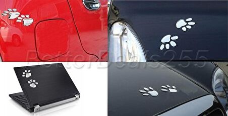 KÖPEK PATİSİ LAPTOP VE OTOMOBİL STICKERI CS003