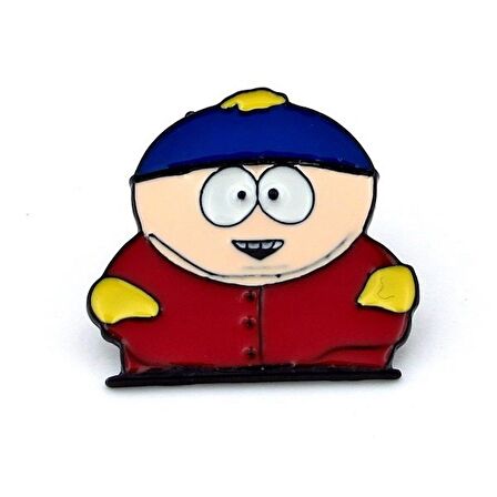 ERIC CARTMAN SOUTH PARK ÇANTA SÜSÜ METAL BROŞ ROZET RZ022