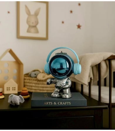 Dekoratif Astronot Heykelcik