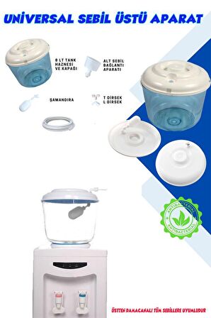 Beko Uyumlu Sebil Üstü Aparatı (Tanklı- 10 metre Hortumlu)