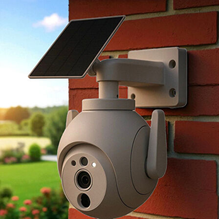 Güneşe Enerjili, Kaliteli Solar Dış Mekan Akıllı Kamera, Arıcı, Çiftçi, Çoban Kamerası, Full HD 3 MP