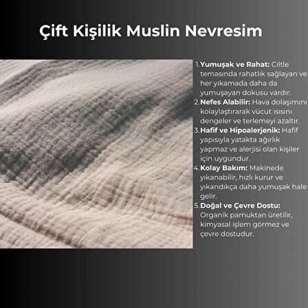 Muslin Pike Yatak Örtüsü