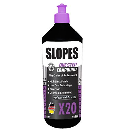 Slopes X20 Tek Adım Pasta 1lt