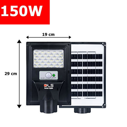 AG150 150 Solar DLS Güneş Enerjili  Bahçe Çevre  Lambası  