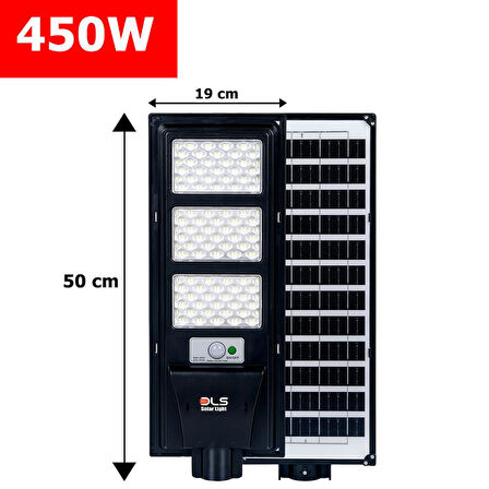 AG450 450 Solar DLS Güneş Enerjili  Bahçe Çevre  Lambası  