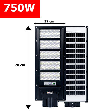 AG750 750 Solar DLS Güneş Enerjili  Bahçe Çevre  Lambası 