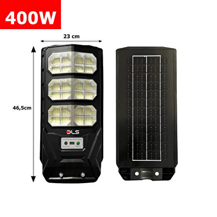 LH400 400 Solar DLS Güneş Enerjili  Bahçe Çevre  Lambası 