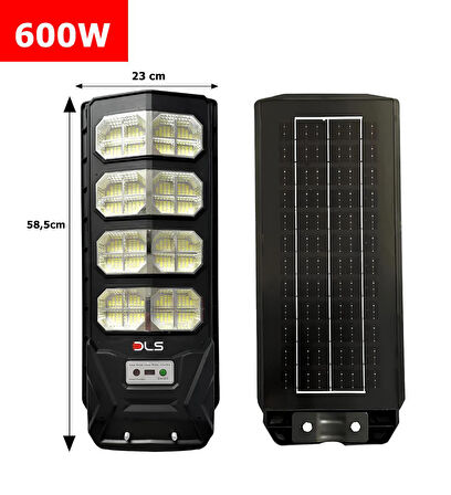 LH600 600 Solar DLS Güneş Enerjili  Bahçe Çevre  Lambası 