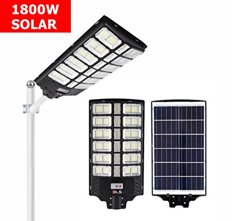 DLS 1800w Solar Güneş Enerjili Profesyonel Led Bahçe Aydınlatması Hareket Sensörlü 936 Ledli