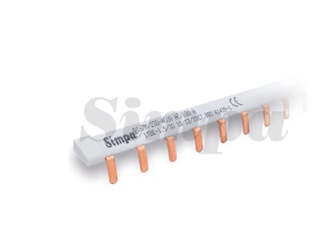 Simpa 1TBE-30/1,5 Müşterek Bara 1,5mm Erkek 1 Faz - 30 Otomat için - 100A - 30 Adet 