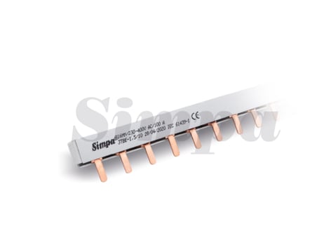 Simpa 3TBE-MT/0,8 Müşterek Bara 0,80mm Erkek 3 Faz 1 Mt - 19 Otomat için - 63A - 10 Adet 