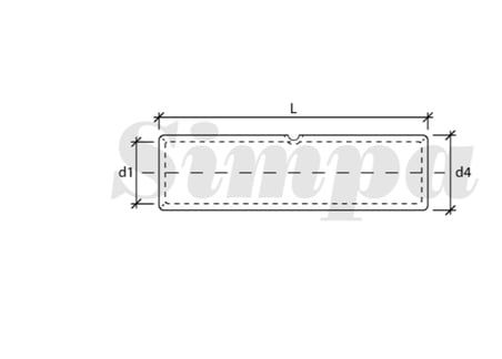 Simpa SEM-D/025 Ek Mufu Sıkmalı DIN Normu 25 mm2 - 150 Adet 