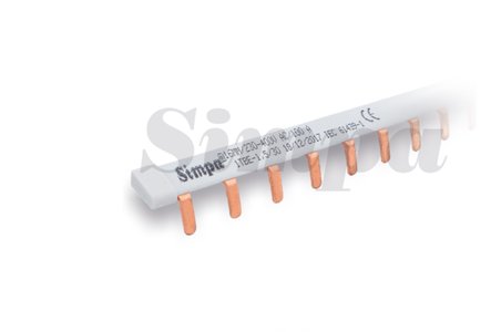 Simpa 1TBE-MT/1,5 Müşterek Bara 1,5mm Erkek 1 Faz 1 Mt - 56 Otomat için - 100A - 5 Adet 