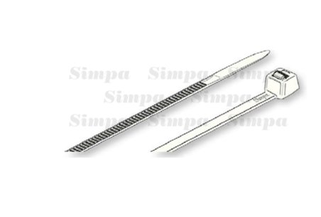Simpa SP-KBB/2,5x142 2,5x142 Beyaz Kablo Bağı Beyaz, 100 Adet 