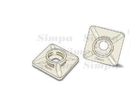 Simpa SP-YKB-2 Yapışkanlı Kroşe,28x28 Beyaz, 100 Adet 
