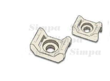 Simpa SP-VKB-1 Vidalı Kroşe,16x10,5 Beyaz, 100 Adet 
