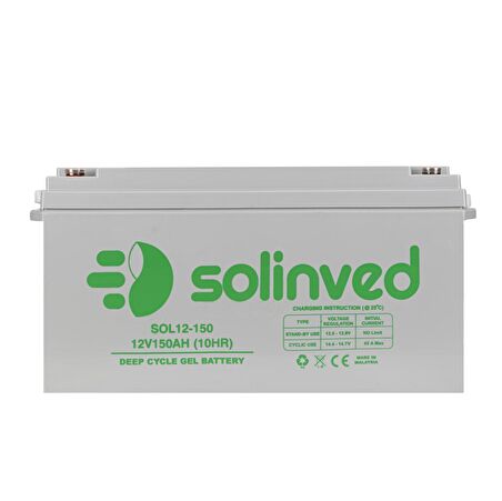 Solinved 12V 150aH Jel Akü