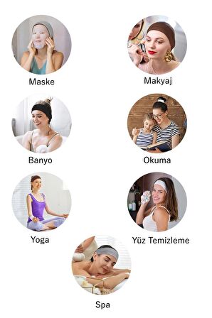 Salvia Dione 2' Li Spor Kadın Erkek Saç Bandı Seti - Pamuk Yazlık İnce Sıkmayan Bandana - Kadın & Erkek Yoga Pilates Bisiklet Saç Bandı Taç - Kadın Günlük Moda Yüz Yıkama Makyaj Kakül Perçem Engelleyici Saç Bandı Bandana Seti Açık Mavi