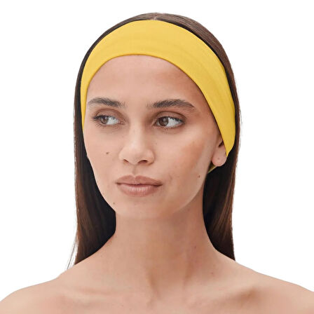 Salvia Dione 2Li Spor Kadın Erkek Taç Saç Bantları Pamuk Yazlık İnce Sıkmayan Bandana - Kadın & Erkek Koşu Fitness Yoga Pilates Bisiklet Saç Bandı Taç Kadın Günlük Moda Yüz Yıkama Makyaj Kakül Perçem Engelleyici Saç Bandı Bandana Koyu Yeşil & Sarı