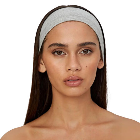 Salvia Dione 2' L i Spor Kadın Erkek Taç Saç Bantları - Pamuk Yazlık İnce Sıkmayan Bandana - Kadın & Erkek Koşu Fitness Yoga Pilates Bisiklet Saç Bandı Taç - Kadın Günlük Moda Yüz Yıkama Makyaj Kakül Perçem Engelleyici Saç Bandı Bandana Turkuaz & Gri