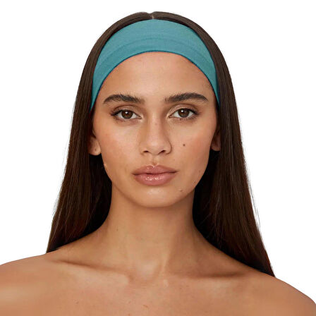 Salvia Dione 2' L i Spor Kadın Erkek Taç Saç Bantları - Pamuk Yazlık İnce Sıkmayan Bandana - Kadın & Erkek Koşu Fitness Yoga Pilates Bisiklet Saç Bandı Taç - Kadın Günlük Moda Yüz Yıkama Makyaj Kakül Perçem Engelleyici Saç Bandı Bandana Turkuaz & Gri