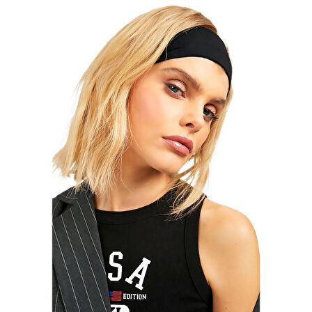 Salvia Dione 2' li Spor Kadın Erkek Saç Bandı Seti  - Elastik Kaymaz İnce Ter Emici Esnek Genç Saç Bandı Bandana - Kadın Makyaj Yüz Yıkama Koşu Fitness Yoga Pilates Bisiklet İçin Saç Bandı Taç - Kadın & Erkek Atletik Egzersiz Ter Bandı Seti Siyah