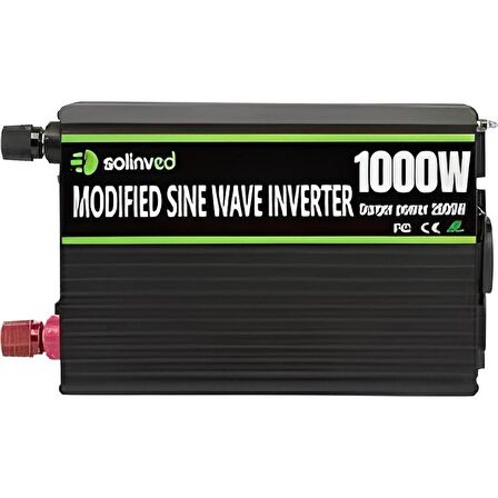 SOLİNVED 1000 W Watt Modifiye Sinüs İnverter-İnvertör