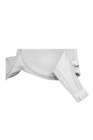 Kadın Micro Kaplı Straplez Desteksiz Sütyen Beyaz 7035 Bonnie